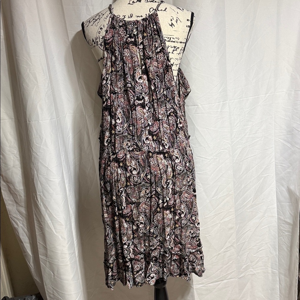Wallflower Paisley Dress in Black and Pink - Picture 2 of 4